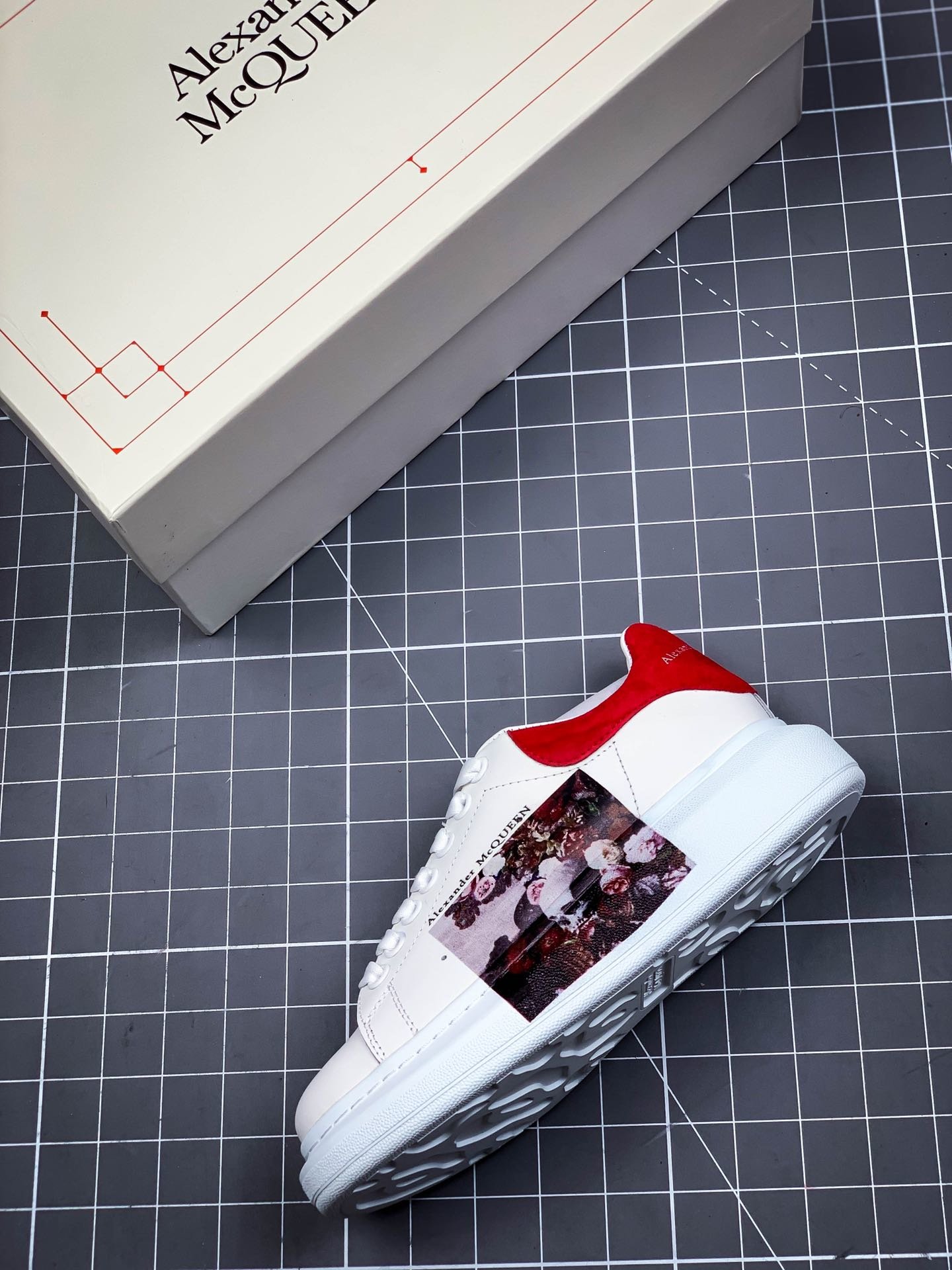 Alexander Mcqueen Sole Sneakers White/Red/White 11