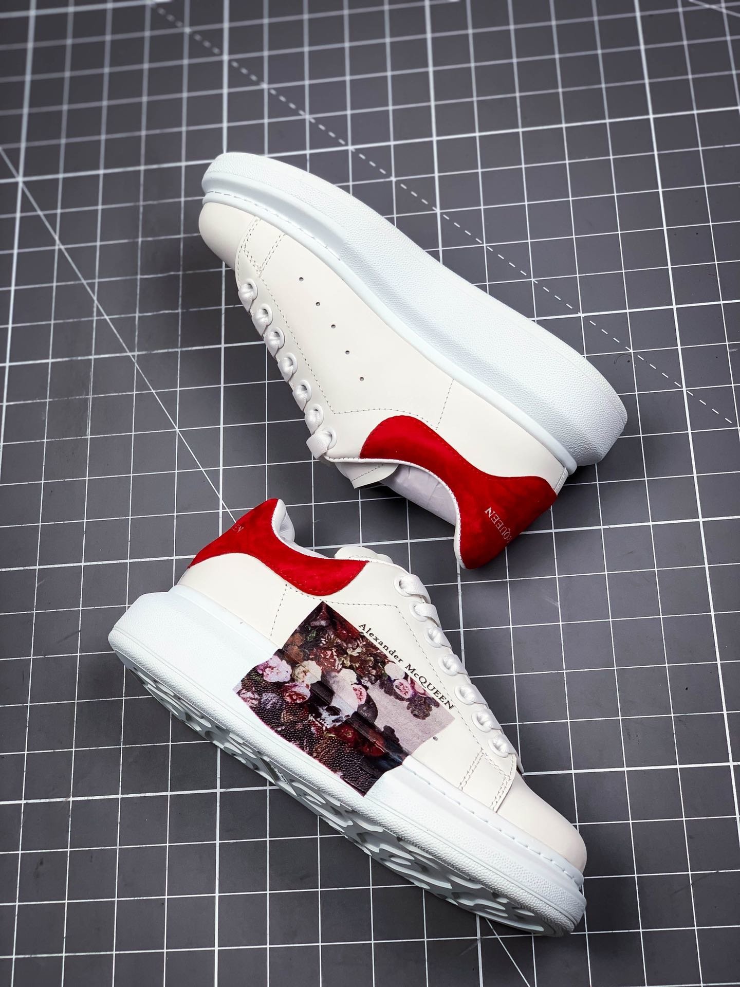 Alexander Mcqueen Sole Sneakers White/Red/White 13