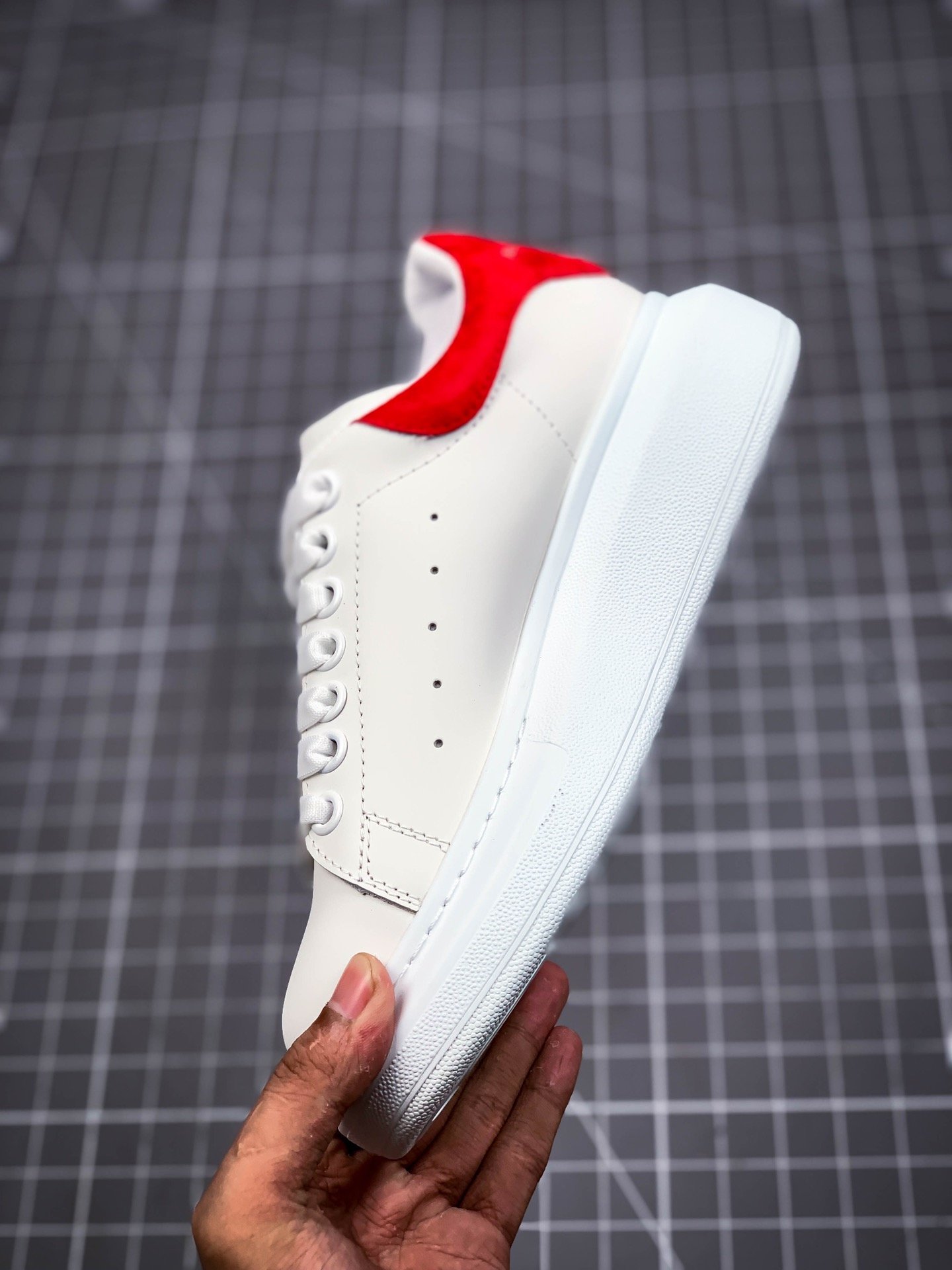 Alexander Mcqueen Sole Sneakers White/Red/White 15