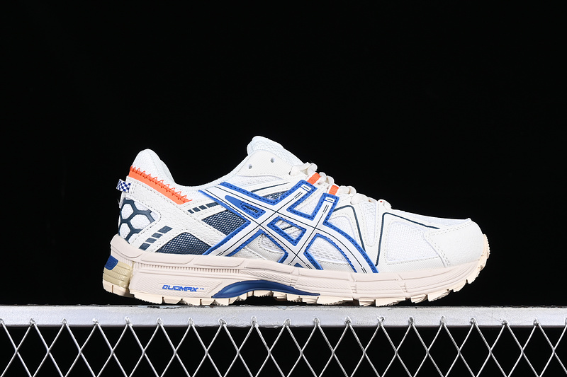 Gel-Kahana 8 White/Grey/Blue/Orange 3