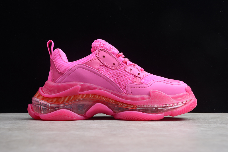 Triple S Sneaker Pink/Pink/Black 3