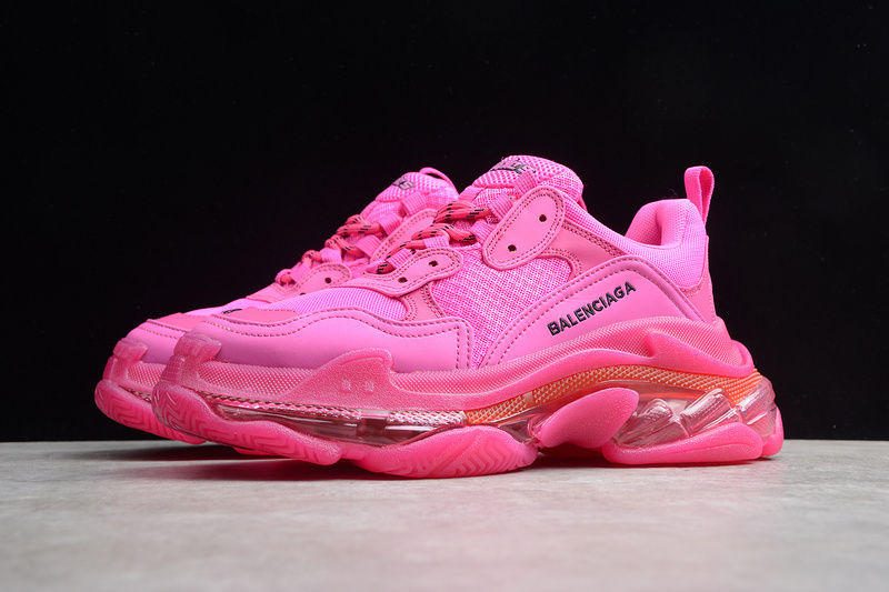 Triple S Sneaker Pink/Pink/Black 11