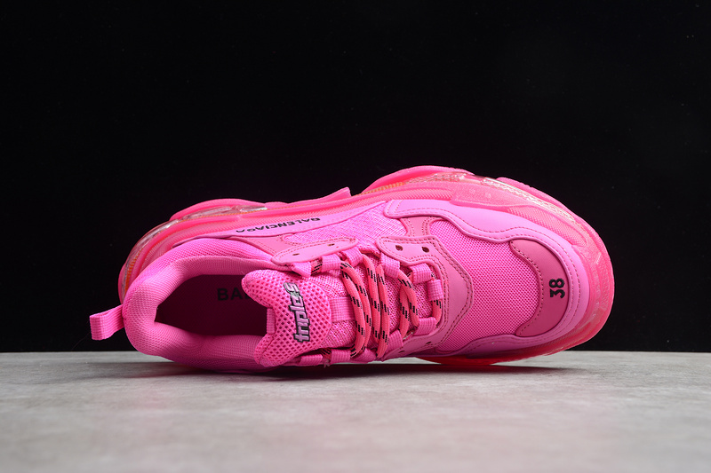 Triple S Sneaker Pink/Pink/Black 21