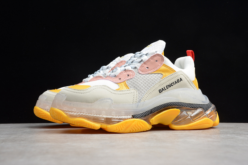 Triple S Sneaker White/Yellow 11