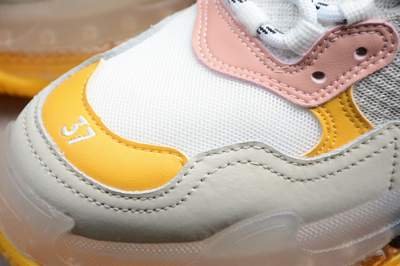 Triple S Sneaker White/Yellow 27