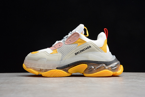 Triple S Sneaker White/Yellow 29