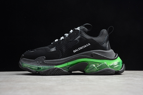 Triple S Sneaker Dadshoe Black/Green 25