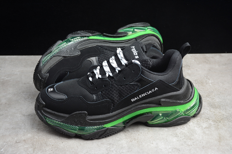 Triple S Sneaker Dadshoe Black/Green 27