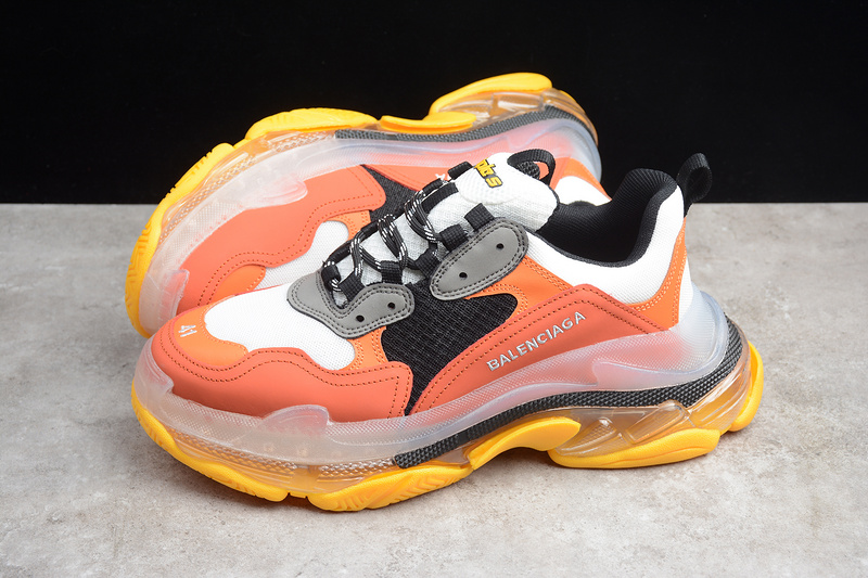 Triple S Sneaker Dadshoe Orange/Black/Grey 19