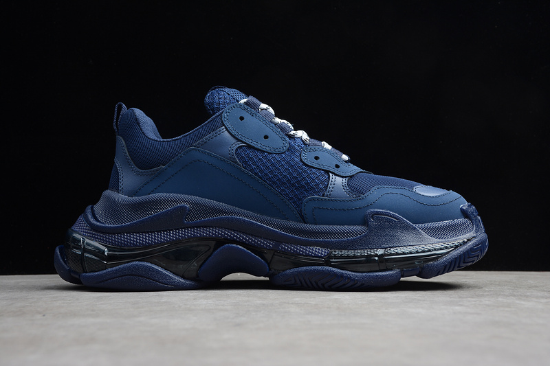 Triple S Sneaker Dadshoe Navy Blue/White 13