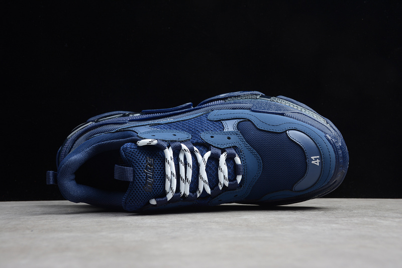 Triple S Sneaker Dadshoe Navy Blue/White 19