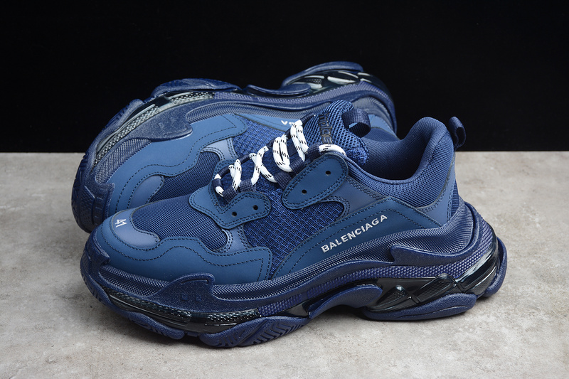 Triple S Sneaker Dadshoe Navy Blue/White 23