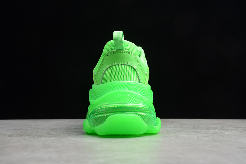 Triple S Sneaker Dadshoe Fluorescent Green 23