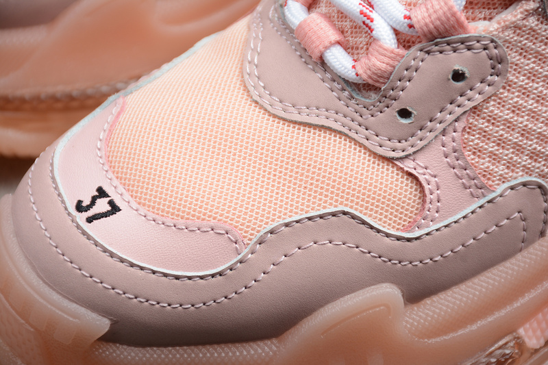 Triple S Sneaker Dadshoe Pink/Grey/Black 13