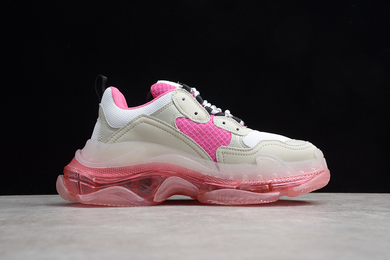 Triple S Sneaker Dadshoe Pink/Grey/Off White 19