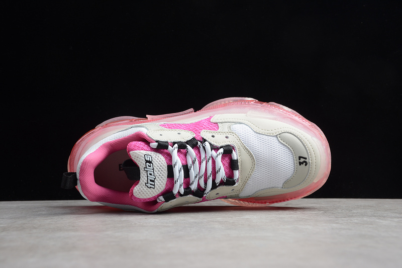 Triple S Sneaker Dadshoe Pink/Grey/Off White 25