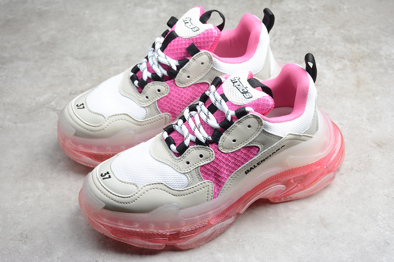 Triple S Sneaker Dadshoe Pink/Grey/Off White 29