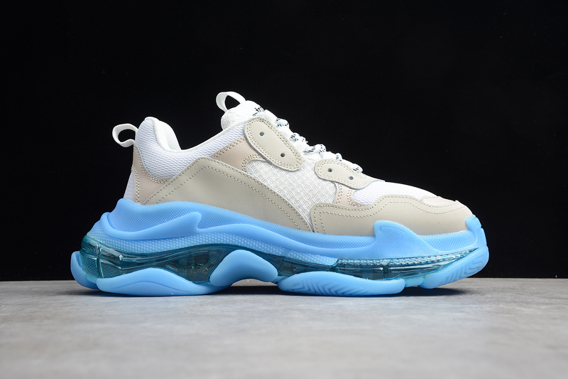 Triple S Sneaker Dadshoe White/Blue 25