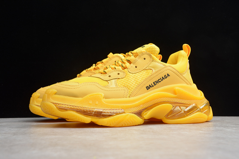 Triple S Sneaker Dadshoe Yellow/Yellow 25