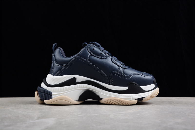 Adidas x Balenciaga Triple S Sneakers Dark Blue/White/Black 25