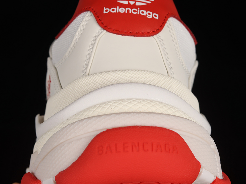 Adidas x Balenciaga Triple S Sneakers White/White/Red 25