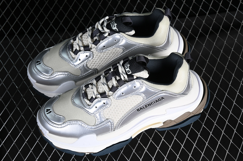 Balenciaga Triple S White/Grey/Silver/Black 3