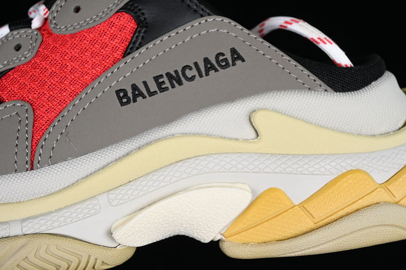 Balenciaga Triple S White/Grey/Yellow/Red 15