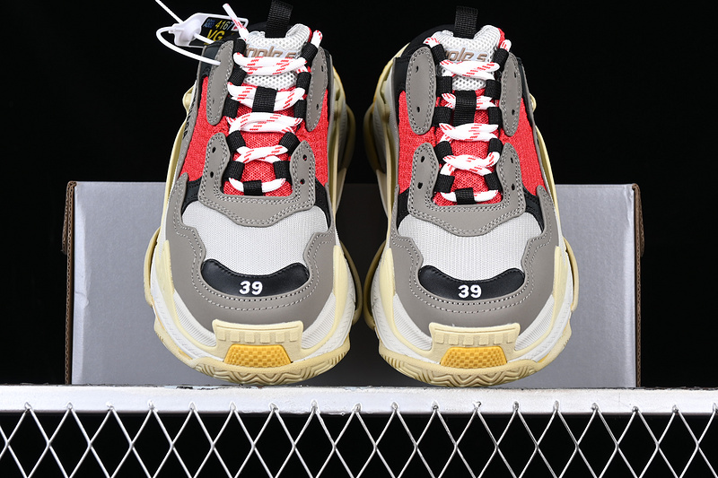 Balenciaga Triple S White/Grey/Yellow/Red 25