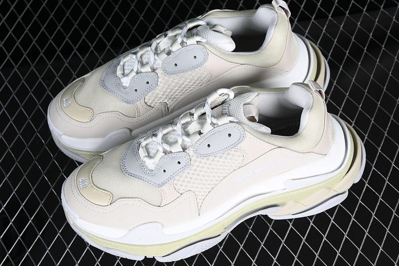 Balenciaga Triple S Vintage Daddy Shoes White/Beige 19