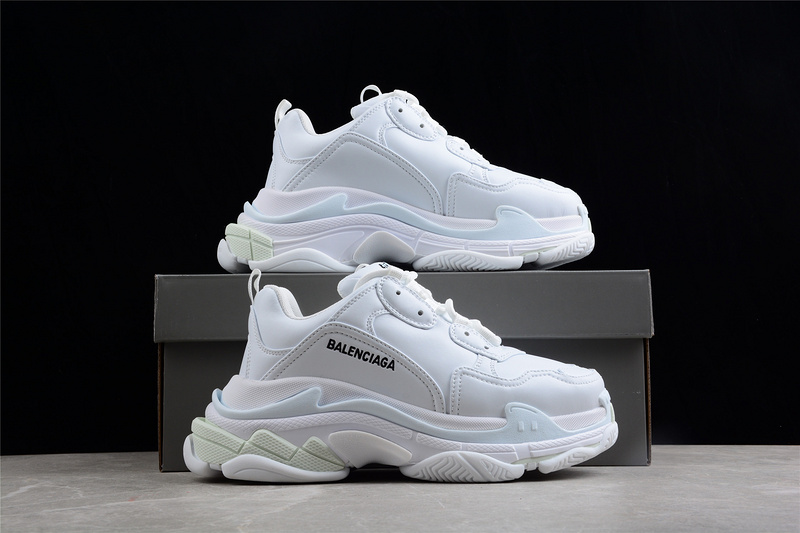 Balenciaga Triple S Sneakers White/White/Black 19