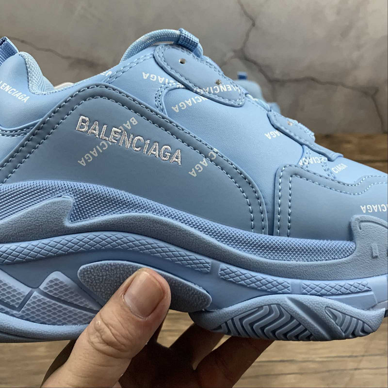 Balenciaga Triple S Sneaker Dadshoe Blue/Blue/White 5