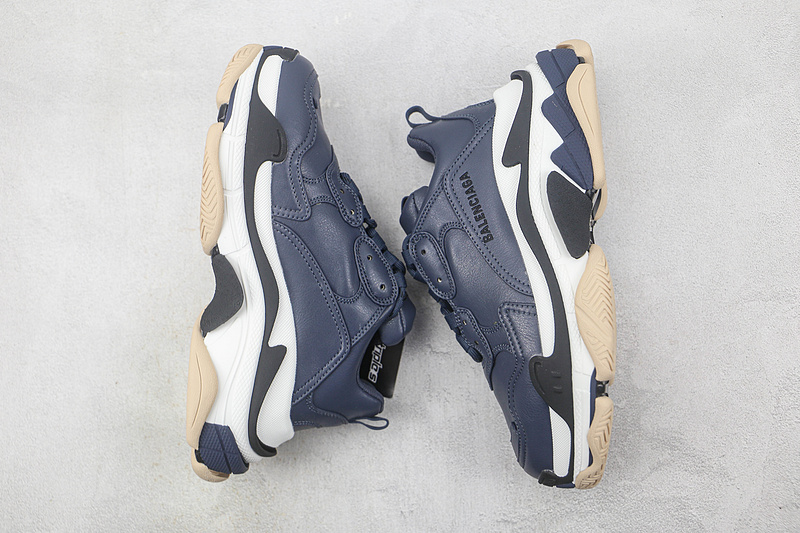 Balenciaga Triple S Sneakers Navy Blue/White/Black 13