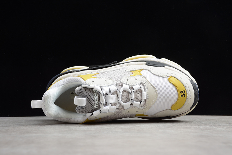 Gz Tess.S.Gomma Sneaker White/Yellow/Black 17