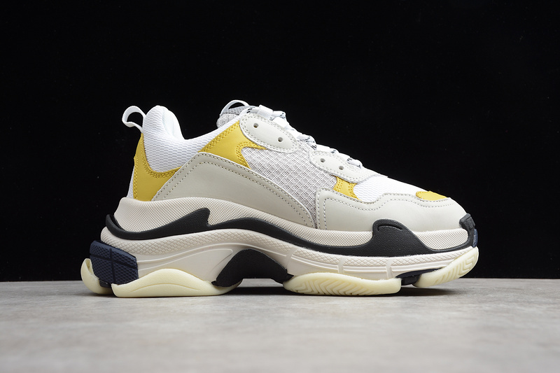 Gz Tess.S.Gomma Sneaker White/Yellow/Black 19