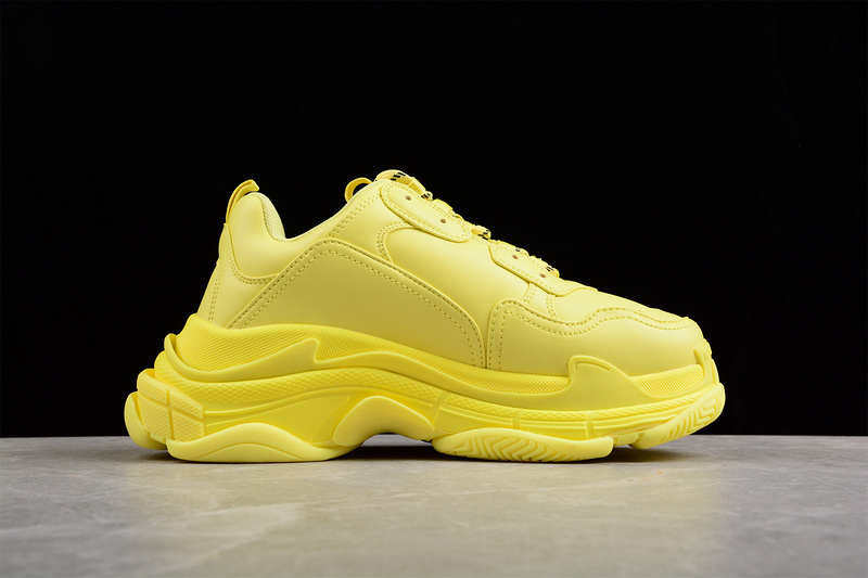 Balenciaga Triple S Dadshoes Yellow/Yellow/Black 3