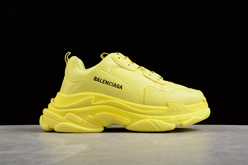 Balenciaga Triple S Dadshoes Yellow/Yellow/Black 9