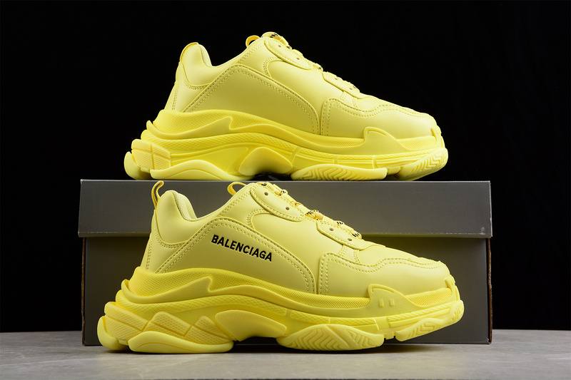 Balenciaga Triple S Dadshoes Yellow/Yellow/Black 13