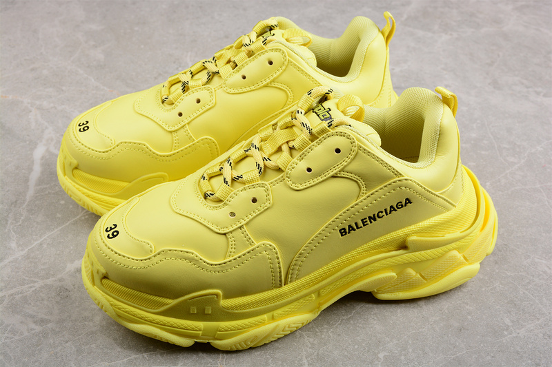 Balenciaga Triple S Dadshoes Yellow/Yellow/Black 31