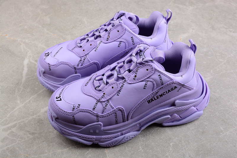 Balenciaga Triple S Sneakers Purple/Purple/Black 9