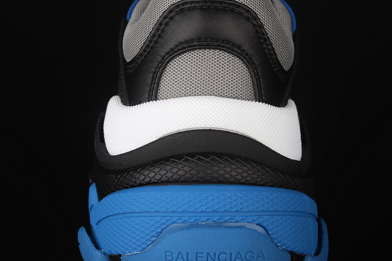 Zg Balenciaga Triple S Sneakers Black/Grey/White-Blue 5