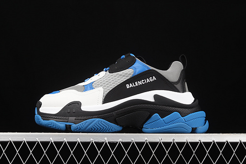 Zg Balenciaga Triple S Sneakers Black/Grey/White-Blue 19