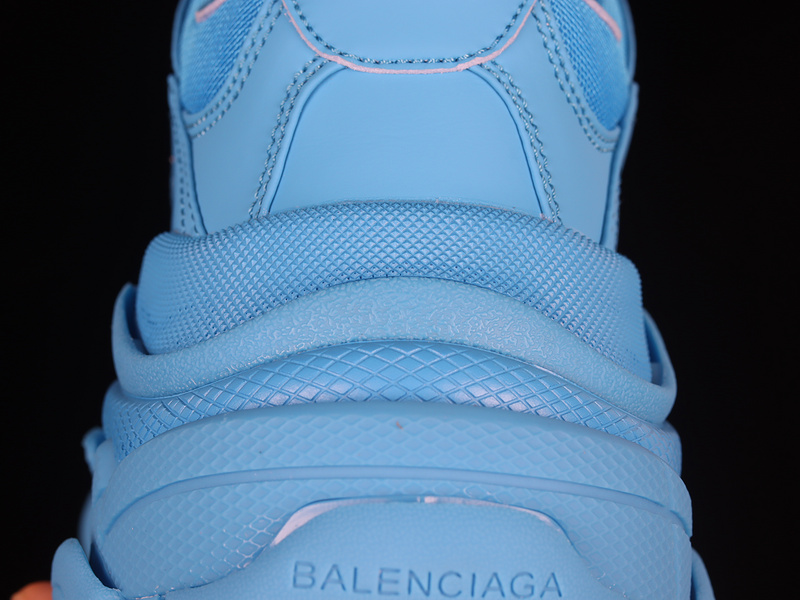 Zg Balenciaga Triple S Sneakers X Ad Blue/Blue/White 17