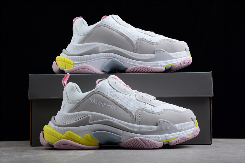 Balenciaga Triple S Sneakers Beige/White/Pink 19