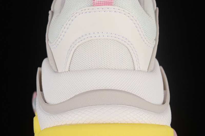 Balenciaga Triple S Sneakers White/Light Grey/Pink/Yellow 13