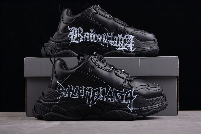 Balenciaga Triple S Sneaker Black/White 9