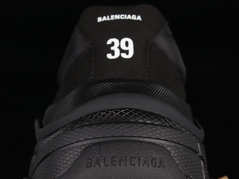 Balenciaga Triple S Sneakers Black/Black/White 3