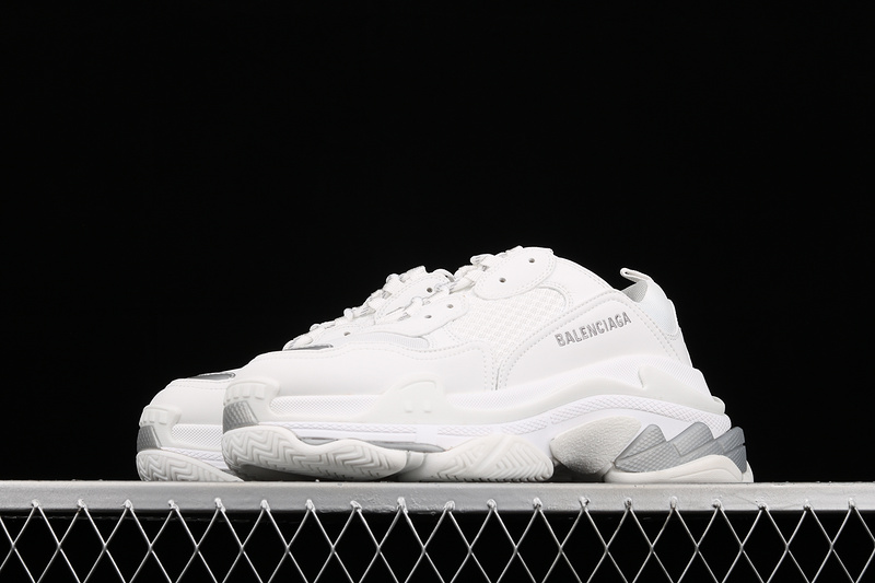 Zg Balenciaga Triple S Sneakers White/White/Light Grey 27