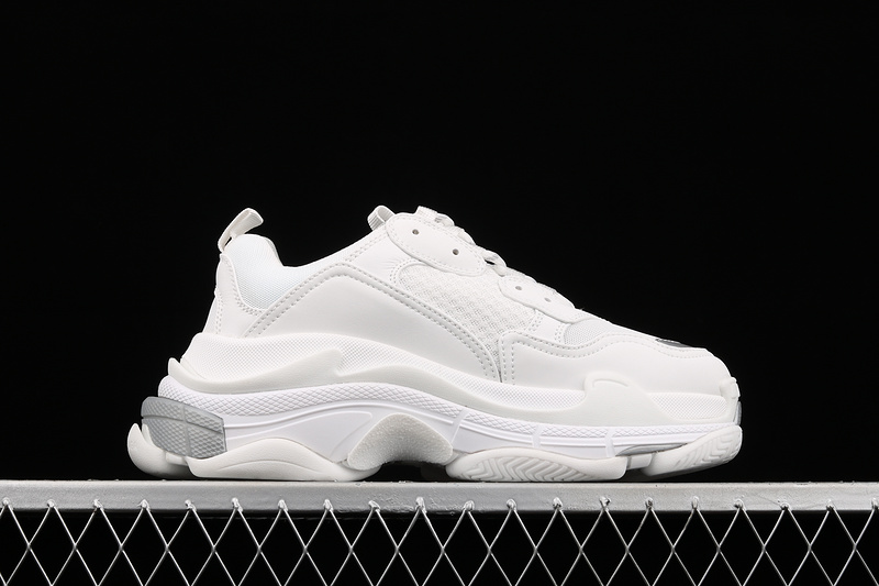 Zg Balenciaga Triple S Sneakers White/White/Light Grey 31