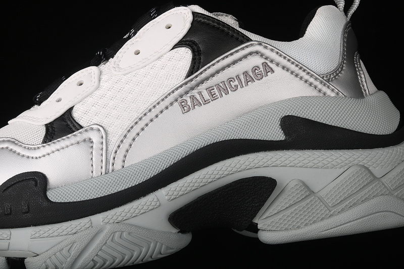 Balenciaga Triple S Sneakers White/Black/Light Grey 19