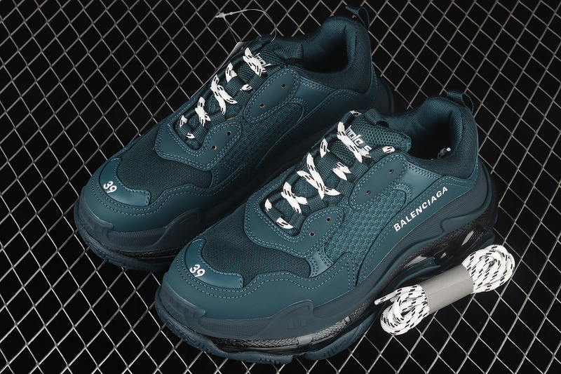 Triple S Sneakers Dark Green/Dark Green/Dark Green 15